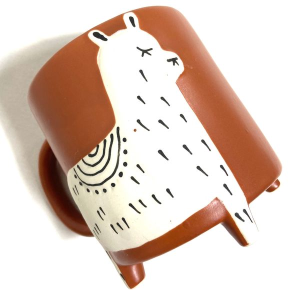 SOLD Llama Mug Matte Finish Farmhouse Animal - Picture 8 of 12